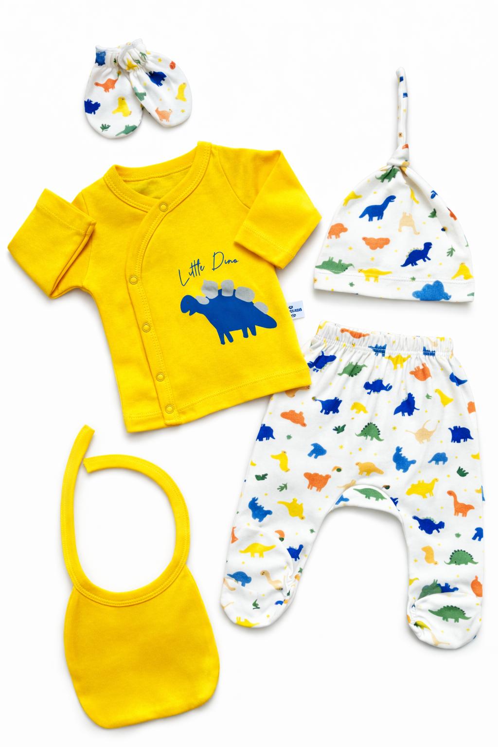 Little Dino Newborn 5-Piece Baby Set