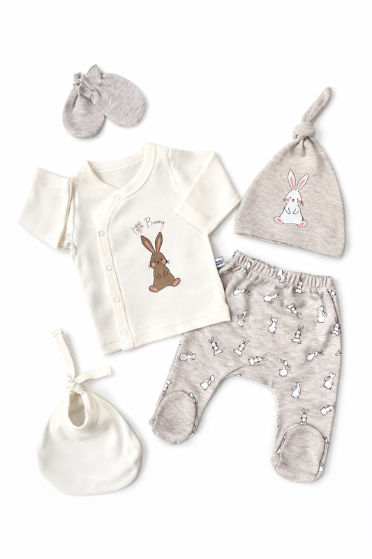 🐰 5-Piece Bunny Newborn Set