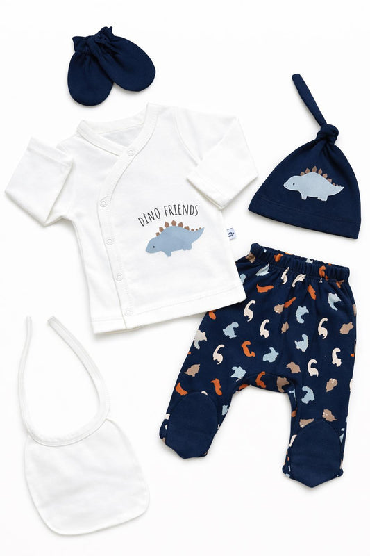 Dino Friends Newborn 5-Piece Baby Set